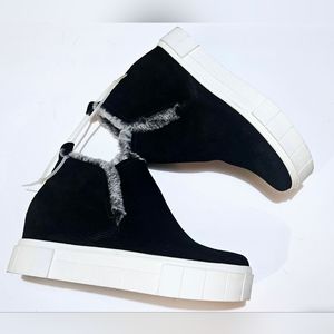 Dolce Vita Black and White Sneakers